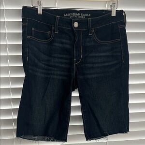 American Eagle Outfitters Women's Black Denim Shorts